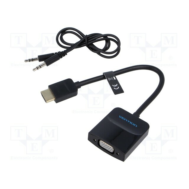 VENTION Converter; HDMI plug,VGA female