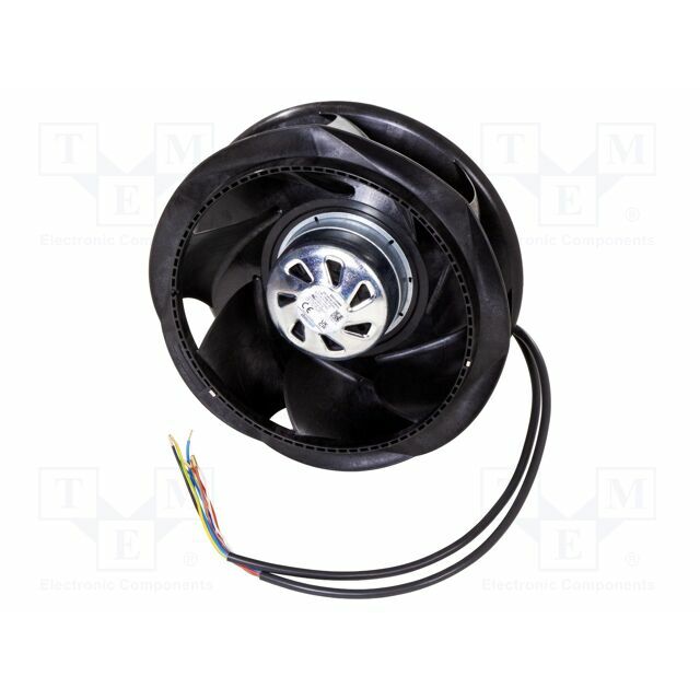 EBM-PAPST Fan: EC; Ø225x100mm; radial; 230VAC