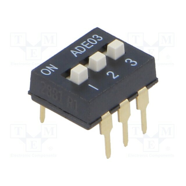TE CONNECTIVITY Switch: DIP-SWITCH; Poles number:
