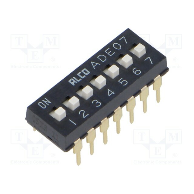 TE CONNECTIVITY Switch: DIP-SWITCH; Poles number: