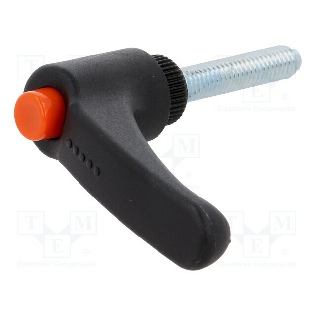 ELESA+GANTER Lever; adjustable; Thread len: 50mm