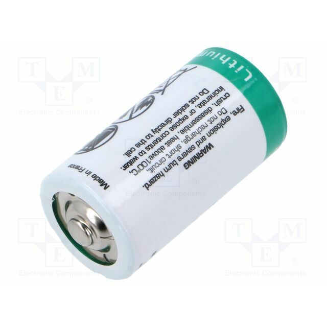 Battery: lithium; C; 3.6V; 8500mAh
