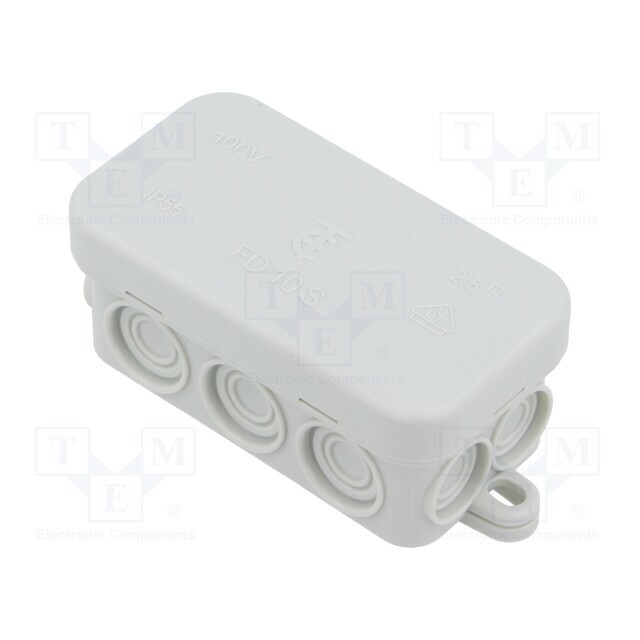 ELECTRO TERMINAL Enclosure: junction box; X: