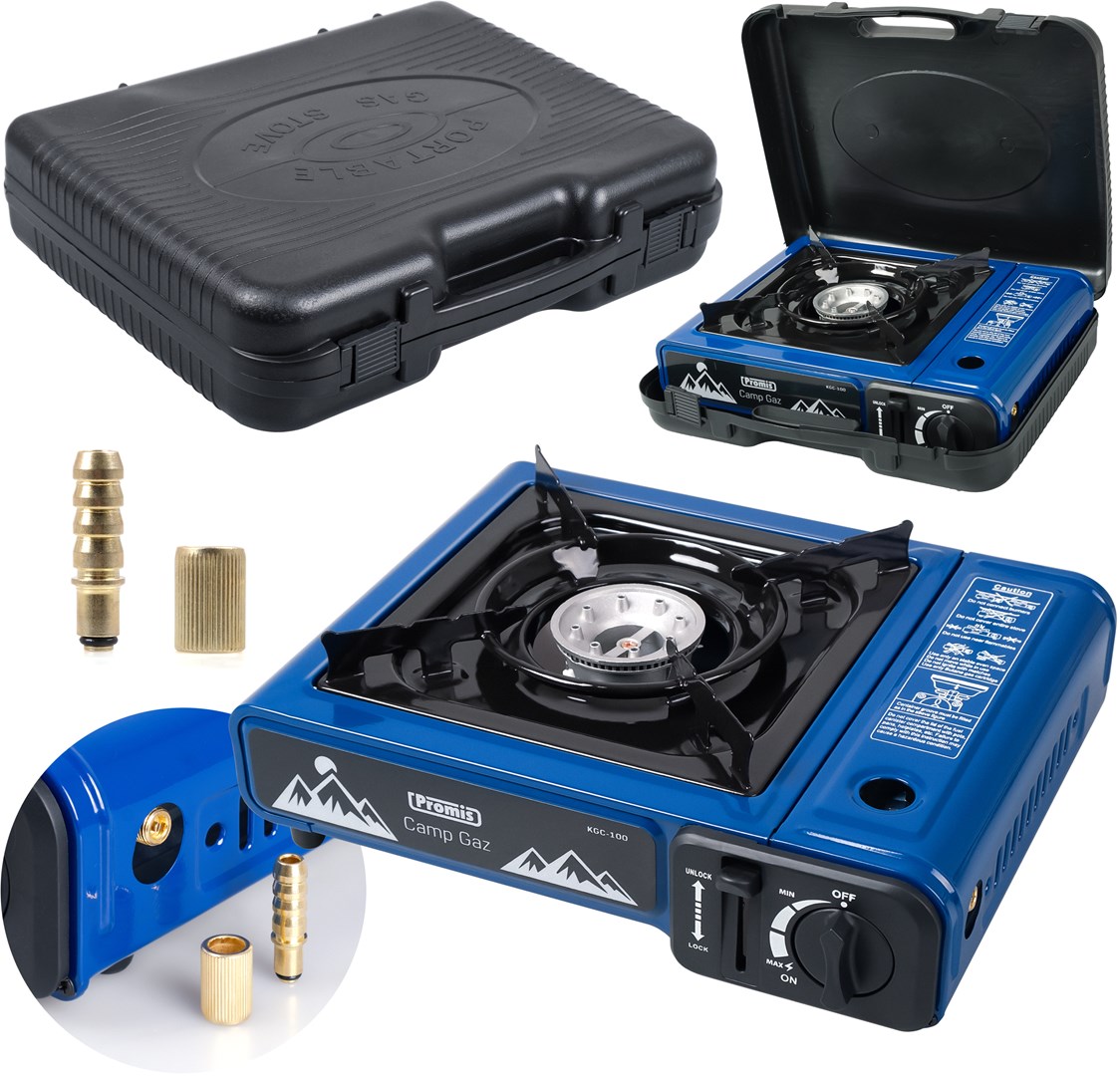 PROMIS 1-burner gas camping stove |
