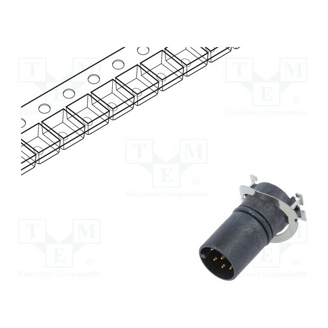 AMPHENOL LTW Connector: M12; socket; PIN: