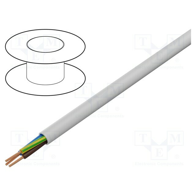 Wire; H05VV-F; 5G2.5mm2; stranded; Cu