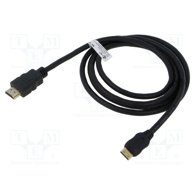 Cable; HDMI plug,mini HDMI plug
