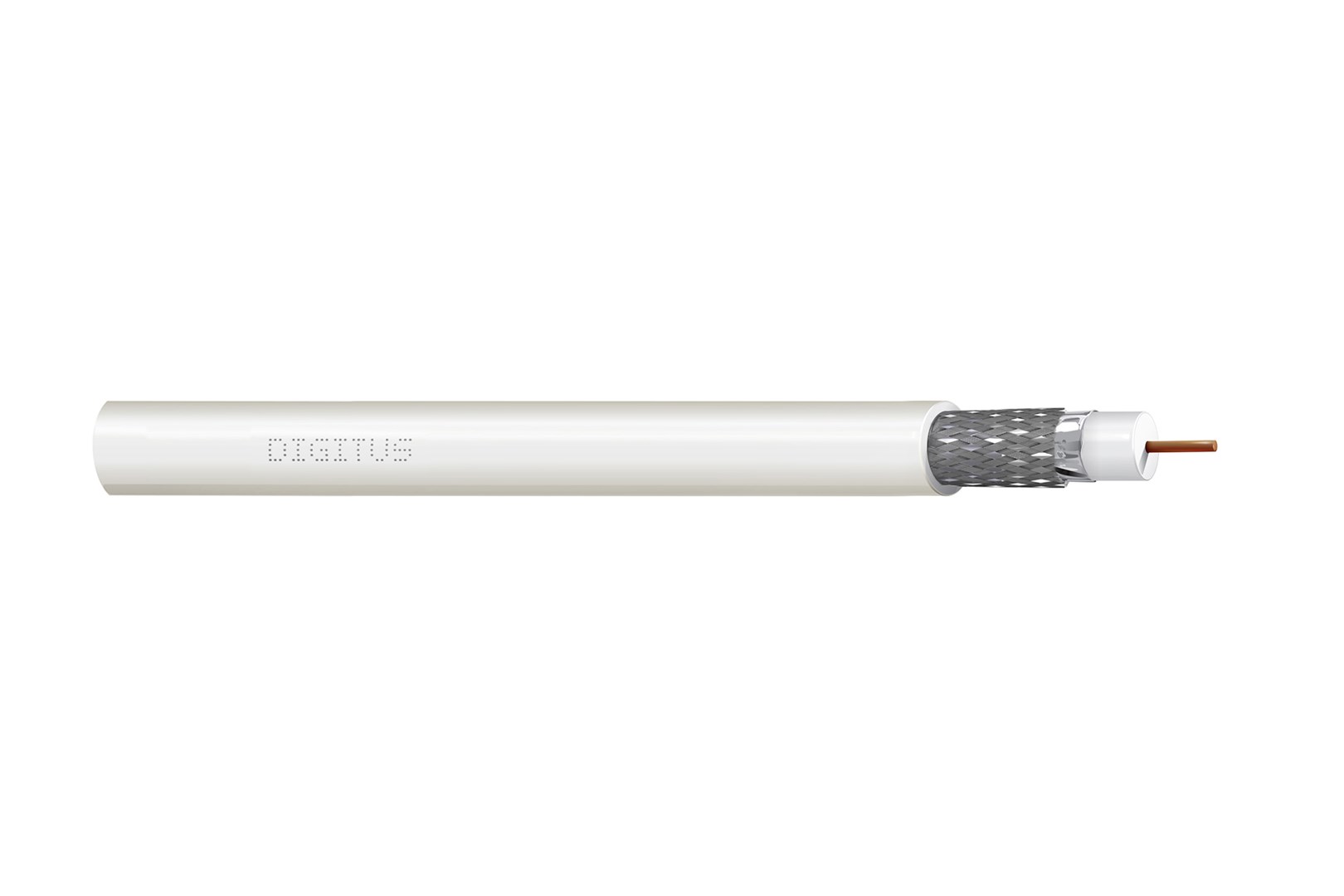 DIGITUS Wire: coaxial; RG6; wire; Cu