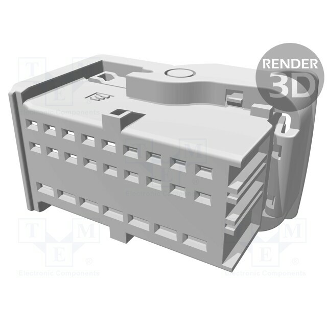 TE CONNECTIVITY Plug case; female; MCP