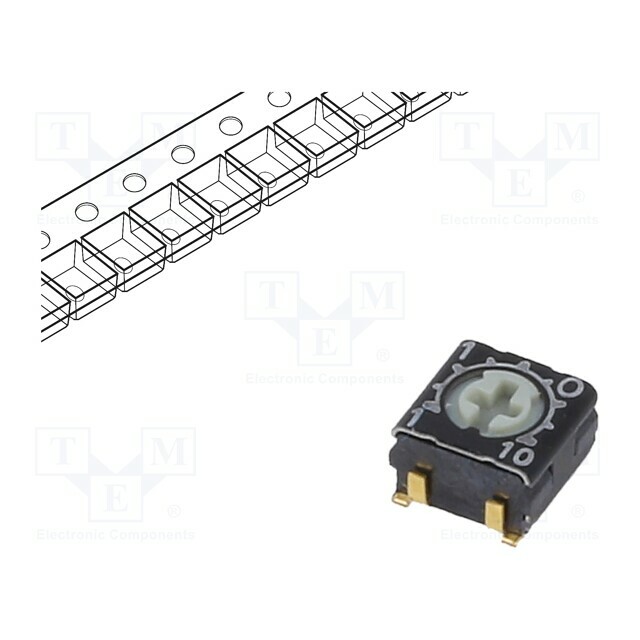 TOCOS Potentiometer: mounting; 100kΩ; single turn
