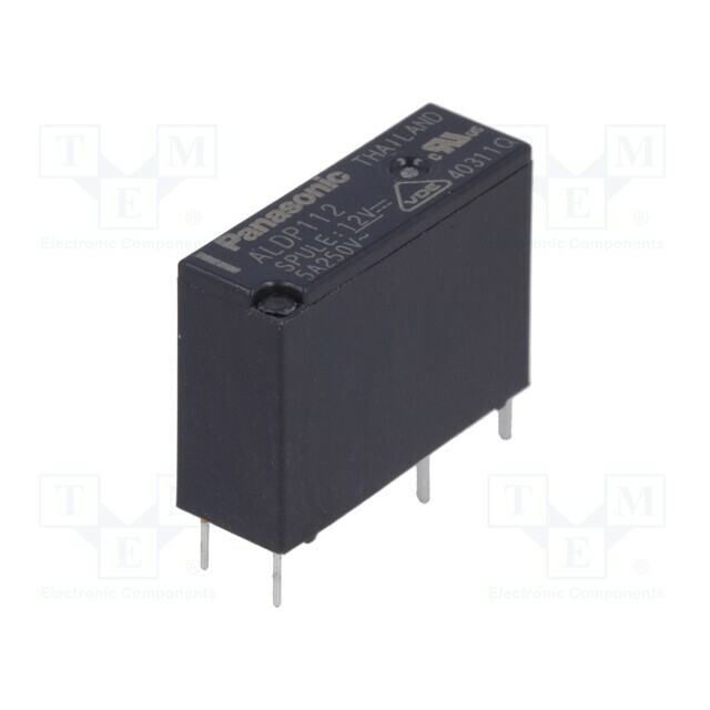 PANASONIC Relay: electromagnetic; Ucoil: 12VDC; SPST-NO