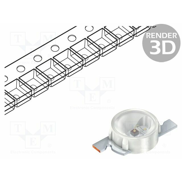 Ams OSRAM LED; red; SMD; 0