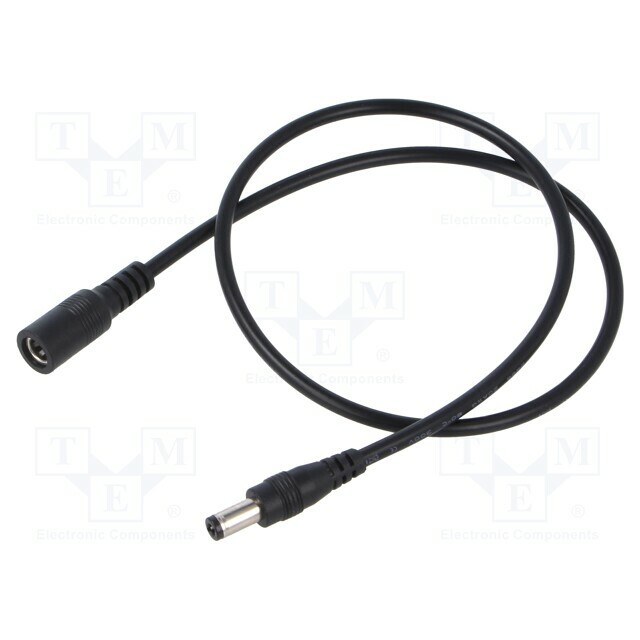 Cable; 2x0.5mm2; DC 5,5/2
