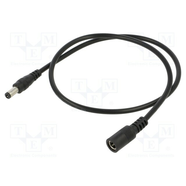 Cable; 2x0.5mm2; DC 5,5/2