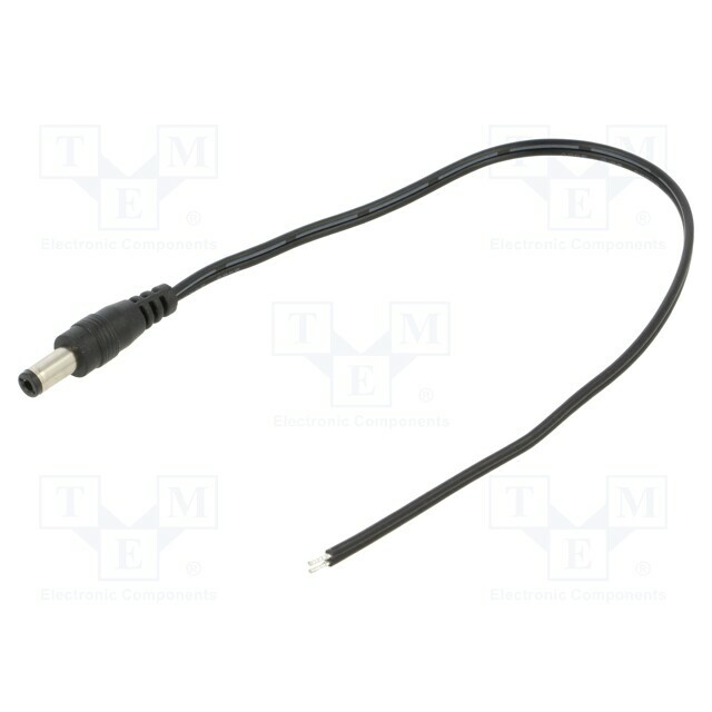 Cable; 2x0.5mm2; DC 5,5/2