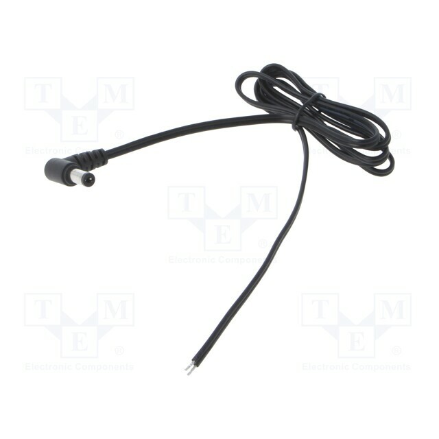 Cable; 2x0.5mm2; DC 5,5/2