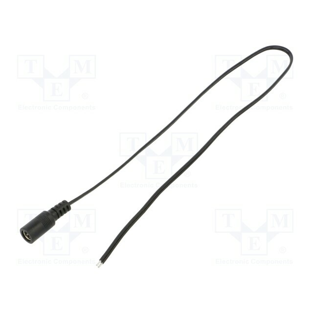Cable; 2x0.5mm2; DC 5,5/2