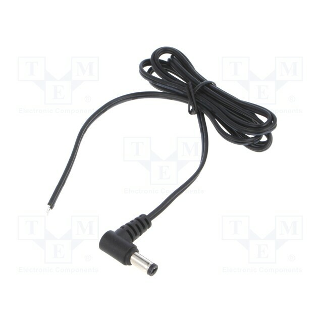 Cable; 2x0.5mm2; DC 5,5/2