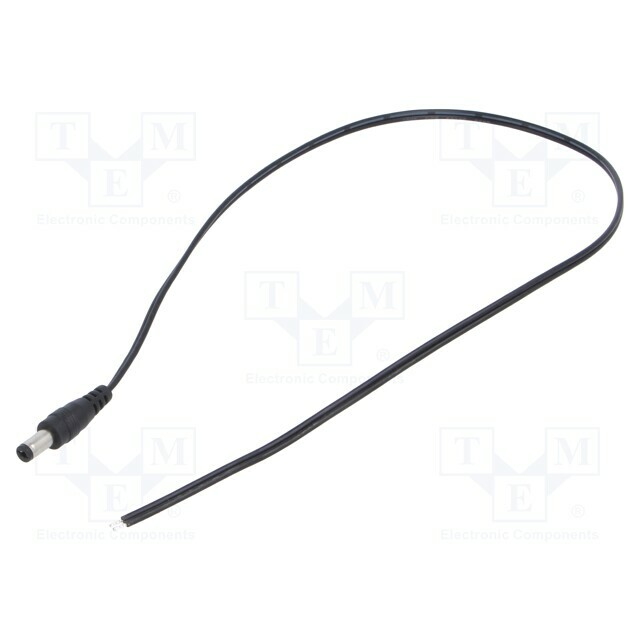 Cable; 2x0.5mm2; DC 5,5/2