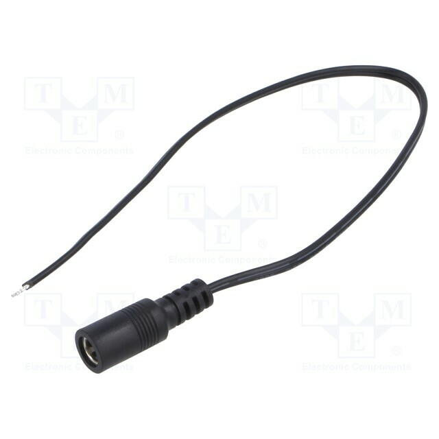 Cable; 2x0.5mm2; DC 5,5/2