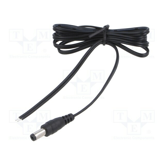 Cable; 2x0.5mm2; DC 5,5/2