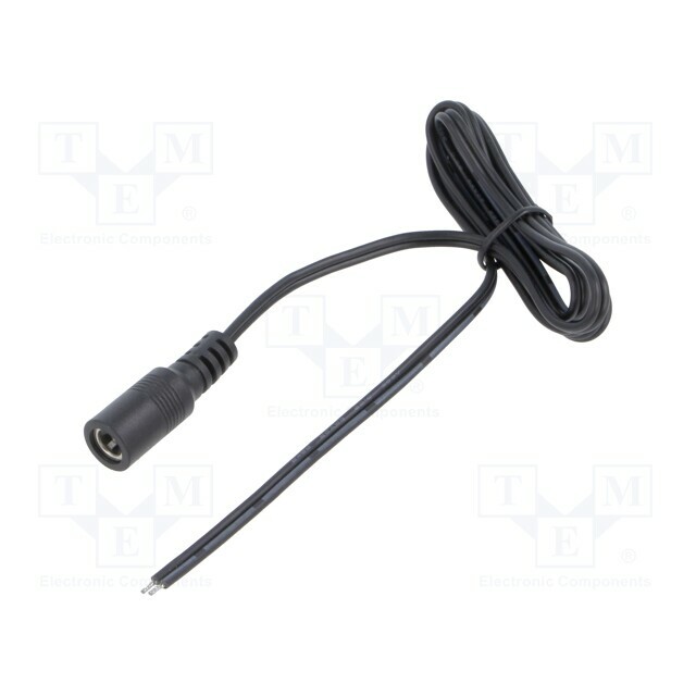 Cable; 2x0.5mm2; DC 5,5/2