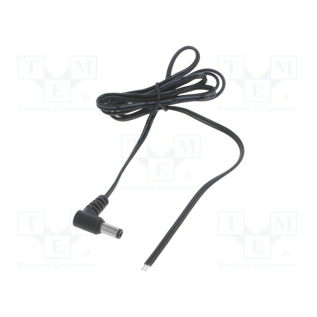 Cable; 2x0.5mm2; DC 5,5/2