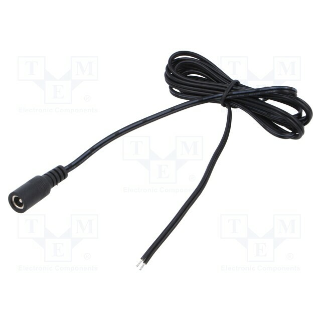 Cable; 2x0.5mm2; DC 5,5/2