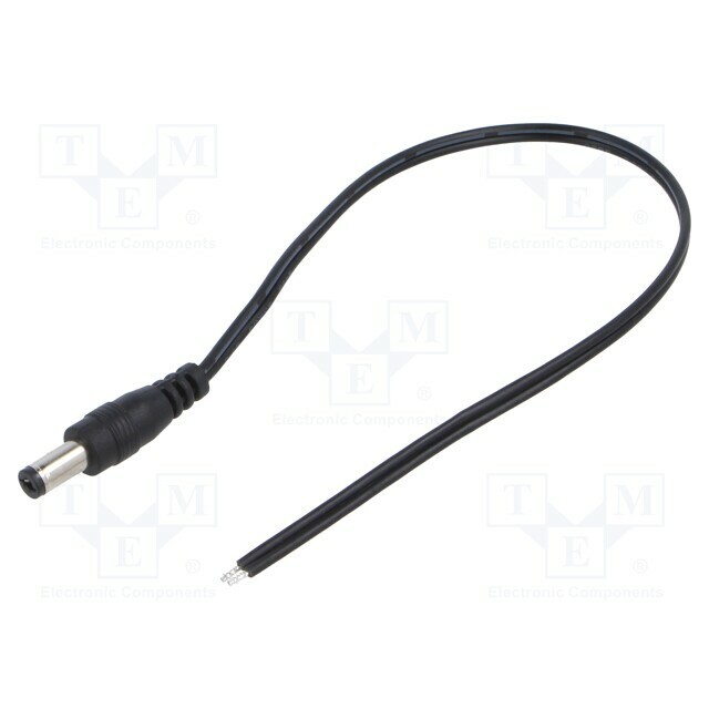 Cable; 2x0.5mm2; DC 5,5/2