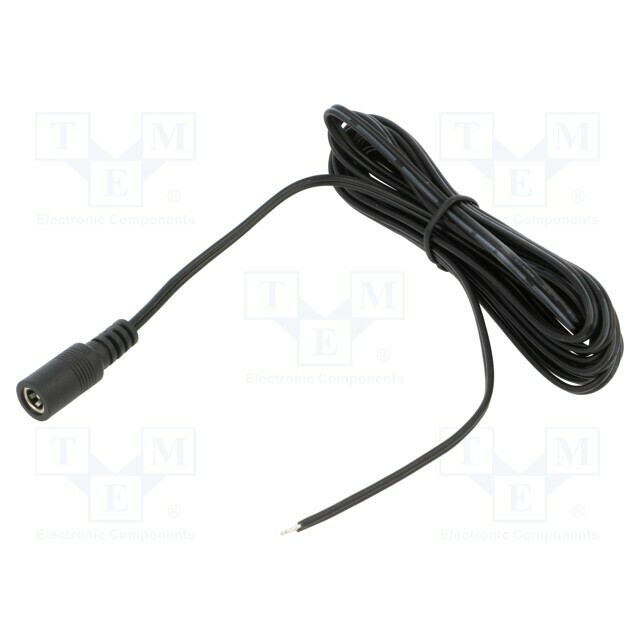 Cable; 2x0.5mm2; DC 5,5/2