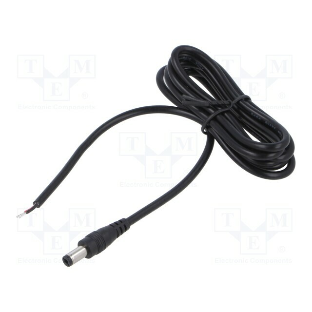 Cable; 2x0.5mm2; DC 5,5/2
