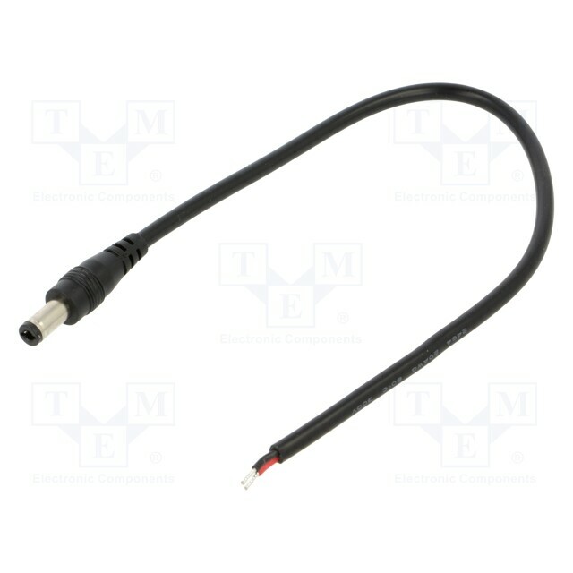 Cable; 2x0.5mm2; DC 5,5/2