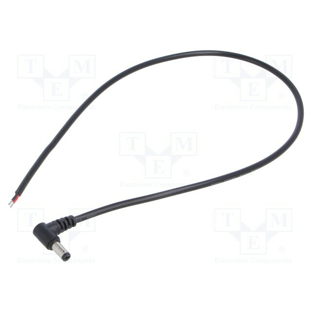 Cable; 2x0.5mm2; DC 5,5/2