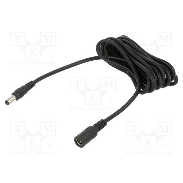 Cable; 2x0.5mm2; DC 5,5/2