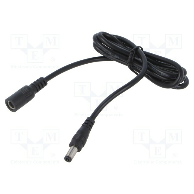Cable; 2x0.5mm2; DC 5,5/2