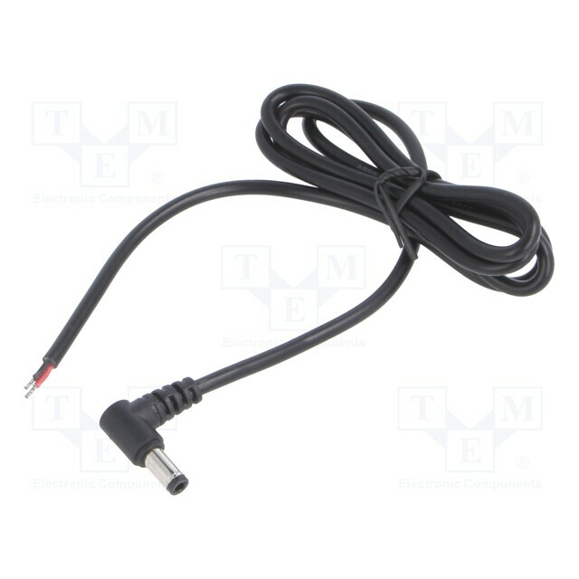 Cable; 2x0.5mm2; DC 5,5/2