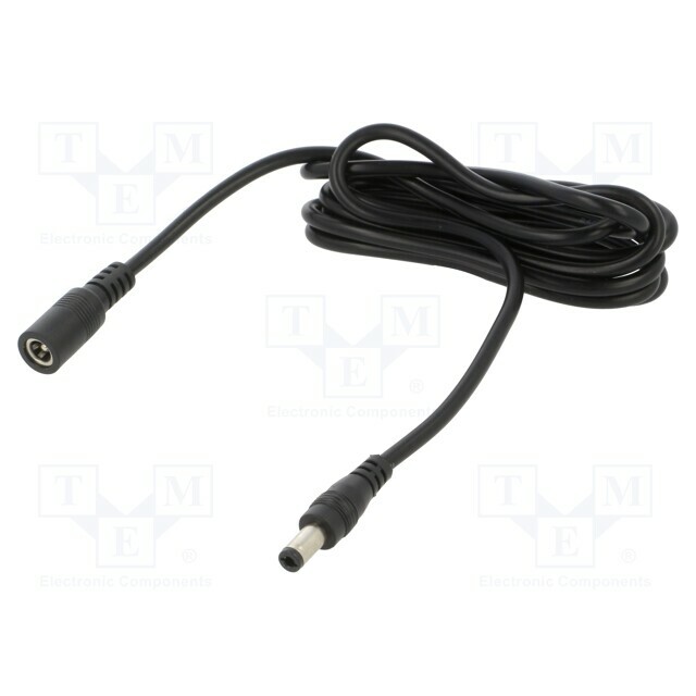 Cable; 2x0.5mm2; DC 5,5/2