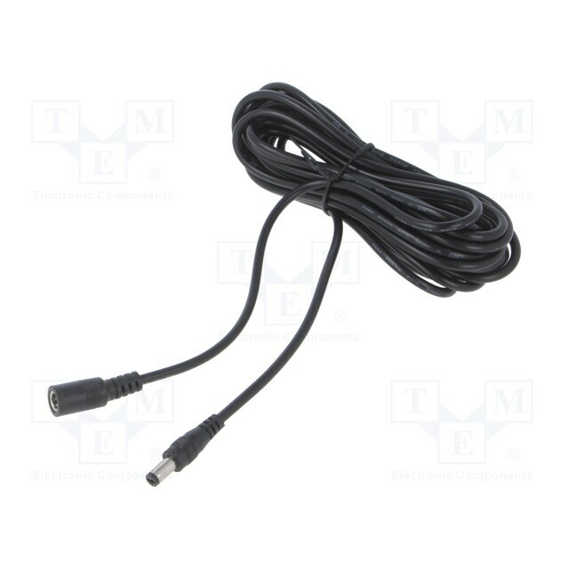 Cable; 2x0.5mm2; DC 5,5/2