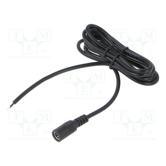 Cable; 2x0.5mm2; DC 5,5/2