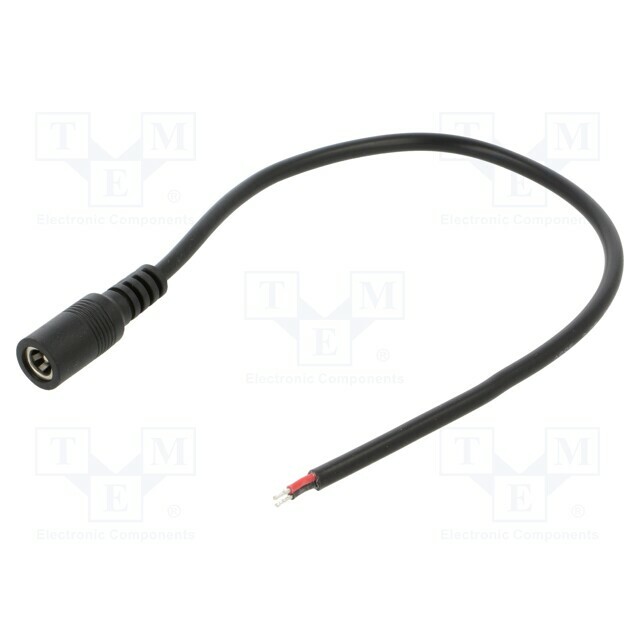 Cable; 2x0.5mm2; DC 5,5/2