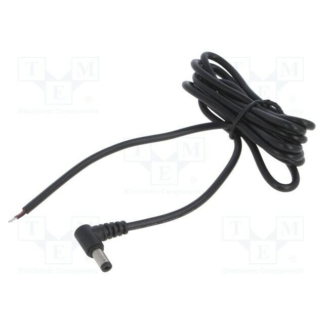 Cable; 2x0.5mm2; DC 5,5/2