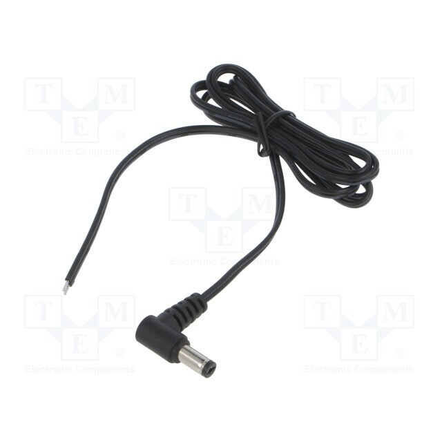 Cable; 2x0.5mm2; DC 5,5/2