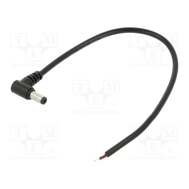 Cable; 2x0.5mm2; DC 5,5/2
