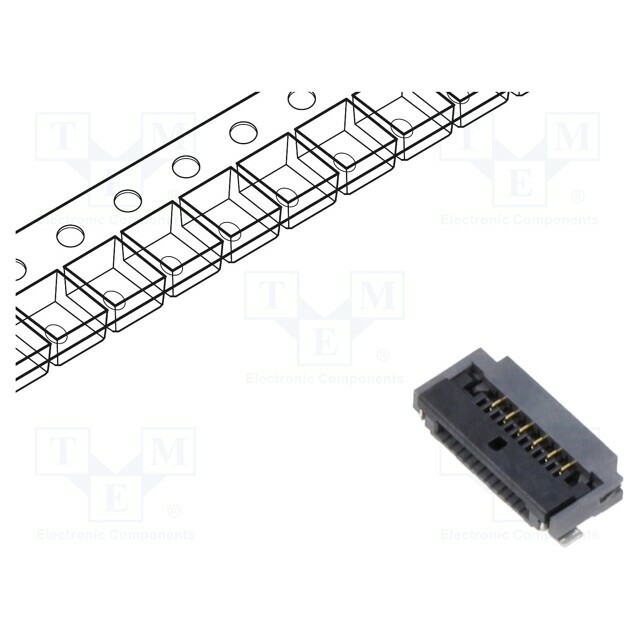 HIROSE Connector: FFC/FPC; SMT; 50V; 500mA