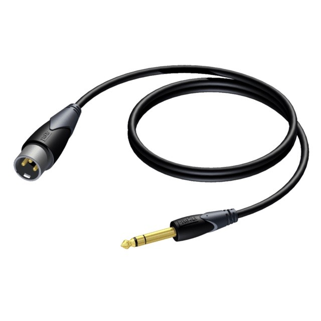 PROCAB XLR MALE 6,3 MM