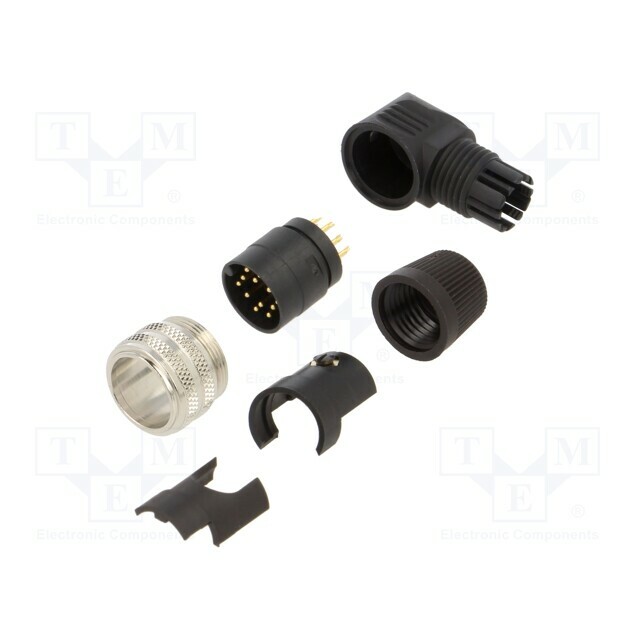 BINDER Connector: M16; plug; male; PIN:
