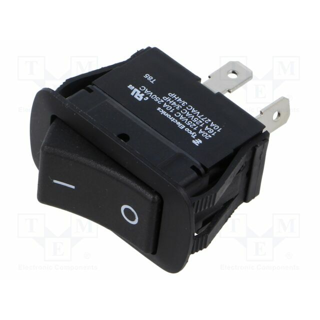 TE CONNECTIVITY ROCKER; SPST; Pos: 2