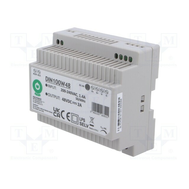 Power supply: switching; for DIN rail