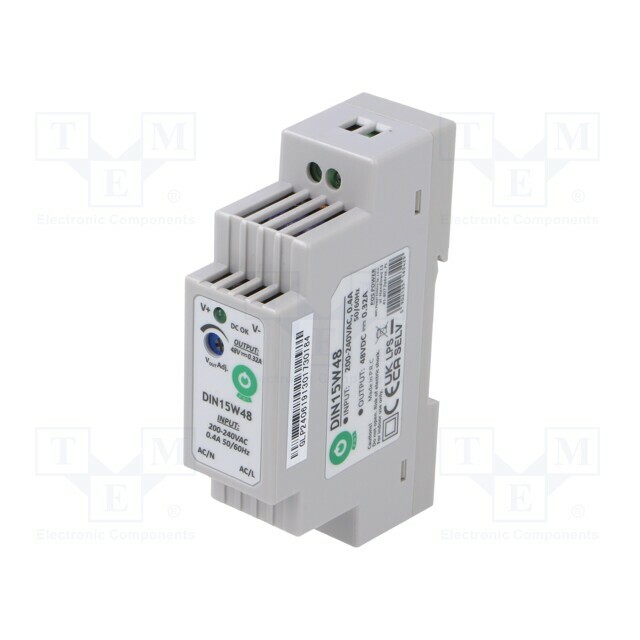Power supply: switching; for DIN rail