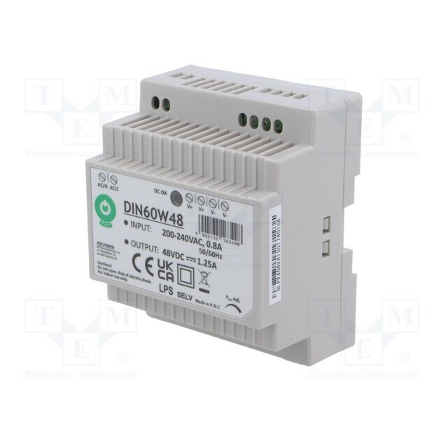 Power supply: switching; for DIN rail